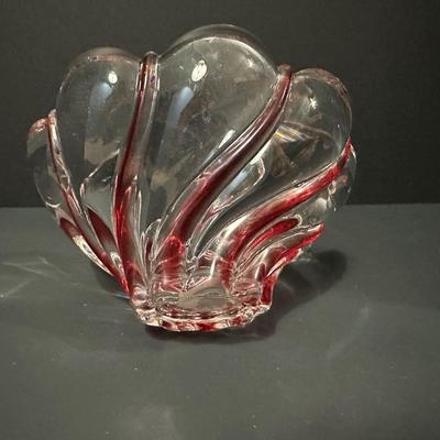 Vintage Red Mikasa Candy Bowl
