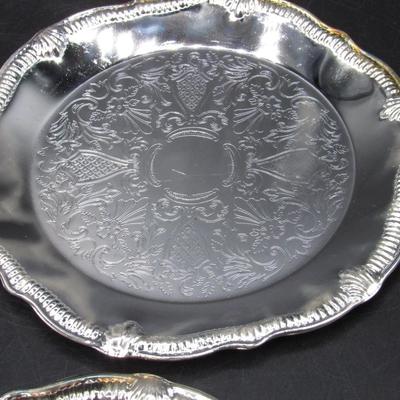 Set of 4 Silver Plated Coasters