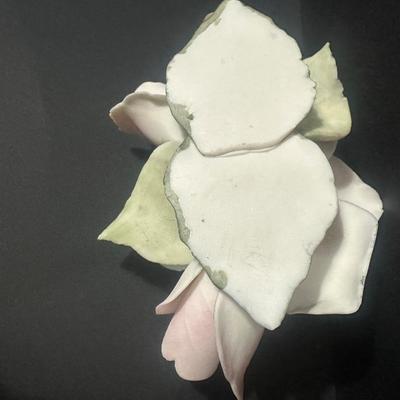 Lot of 3 Vintage Bisque Flowers