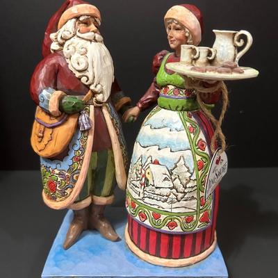 2006 Jim Shore Santa and Mrs. Clause Collectible