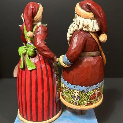 2006 Jim Shore Santa and Mrs. Clause Collectible