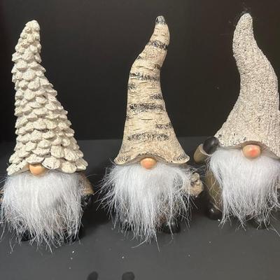 Lot of 3 Winter Gnomes - Indoor