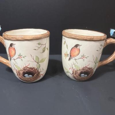 Spring Collectible Cracker Barrel Mugs - 2
