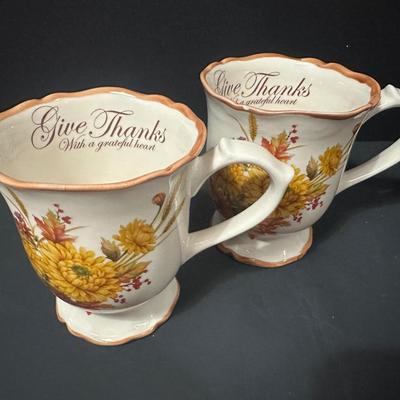 Cracker Barrel Fall Collectible Mugs