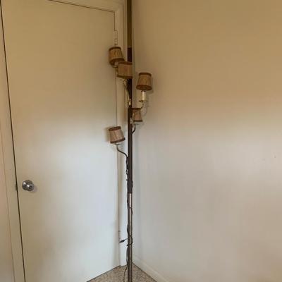 Retro Five-Bulb Compression Pole Lamp (BS-JS)