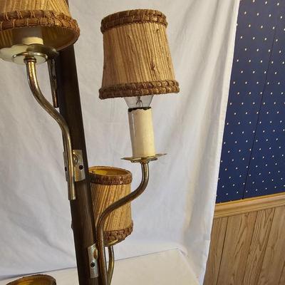 Retro Five-Bulb Compression Pole Lamp (BS-JS)