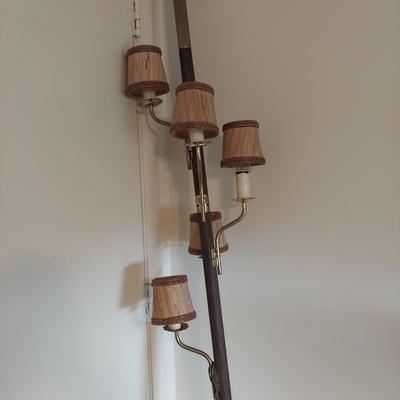 Retro Five-Bulb Compression Pole Lamp (BS-JS)