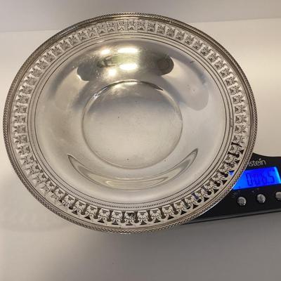 800 silver footed candy dish