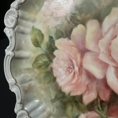 Vintage, Delicate Hand Painted Plate
