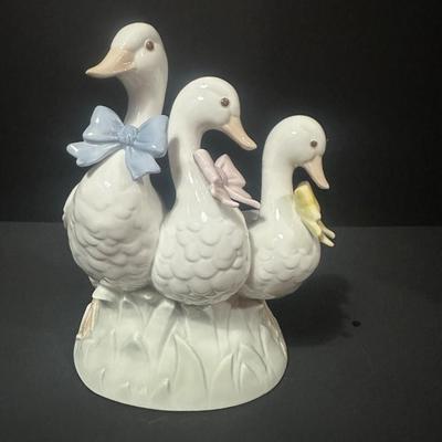 Vintage Otari Japan Geese Figurine