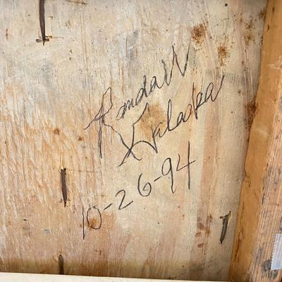 Randall Galaska Signed Reclaimed Wood Art (LR-SS)