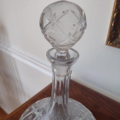 Crystal Captain's Liqueur Glass Decanter