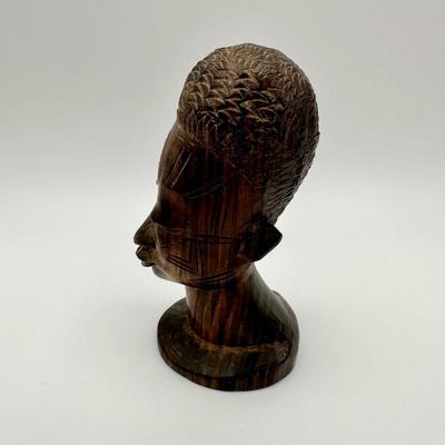 Vintage African Art Bust of Woman