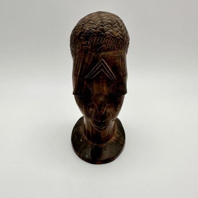 Vintage African Art Bust of Woman