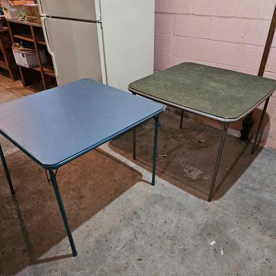 Pair of Folding Card Tables (BS-JS)