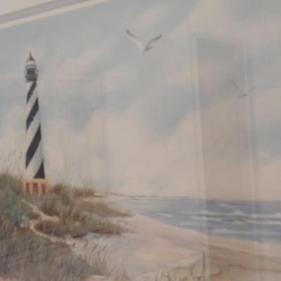 Framed Art Numbered Print 'Hatteras' by Dorothy Talley