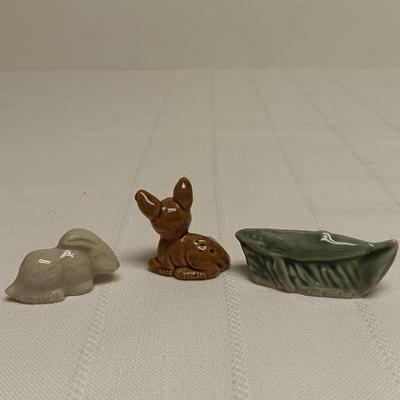 LOT:2: Large Collection of Wade Whimsies - Porcelian Mini Figurines