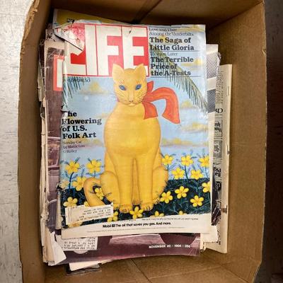 LOT 24: Large Collection of Vintage Life Magazines