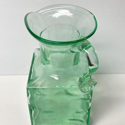 LOT 26: Murano Glass Bowl and Clevenger Brothers Glassworks Pitcher