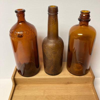 LOT 27: Collection of Vintage Glass Bottles - Clorox and More