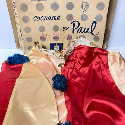 LOT 28: Vintage Costumes by Paul Clown Costume with Clown Lamp