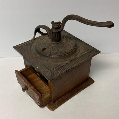 LOT 43: Vintage / Antique Coffee Grinder and Iron Collection