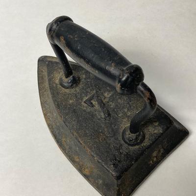 LOT 45: Collection of Cast Iron Flat Irons