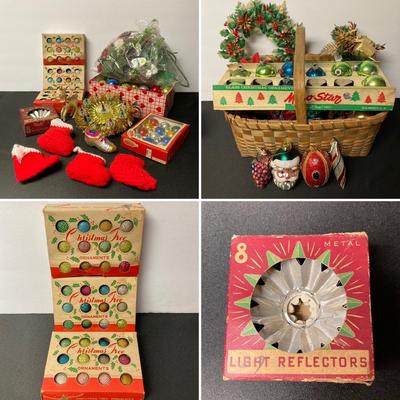 LOT 50: Vintage Christmas Decorations