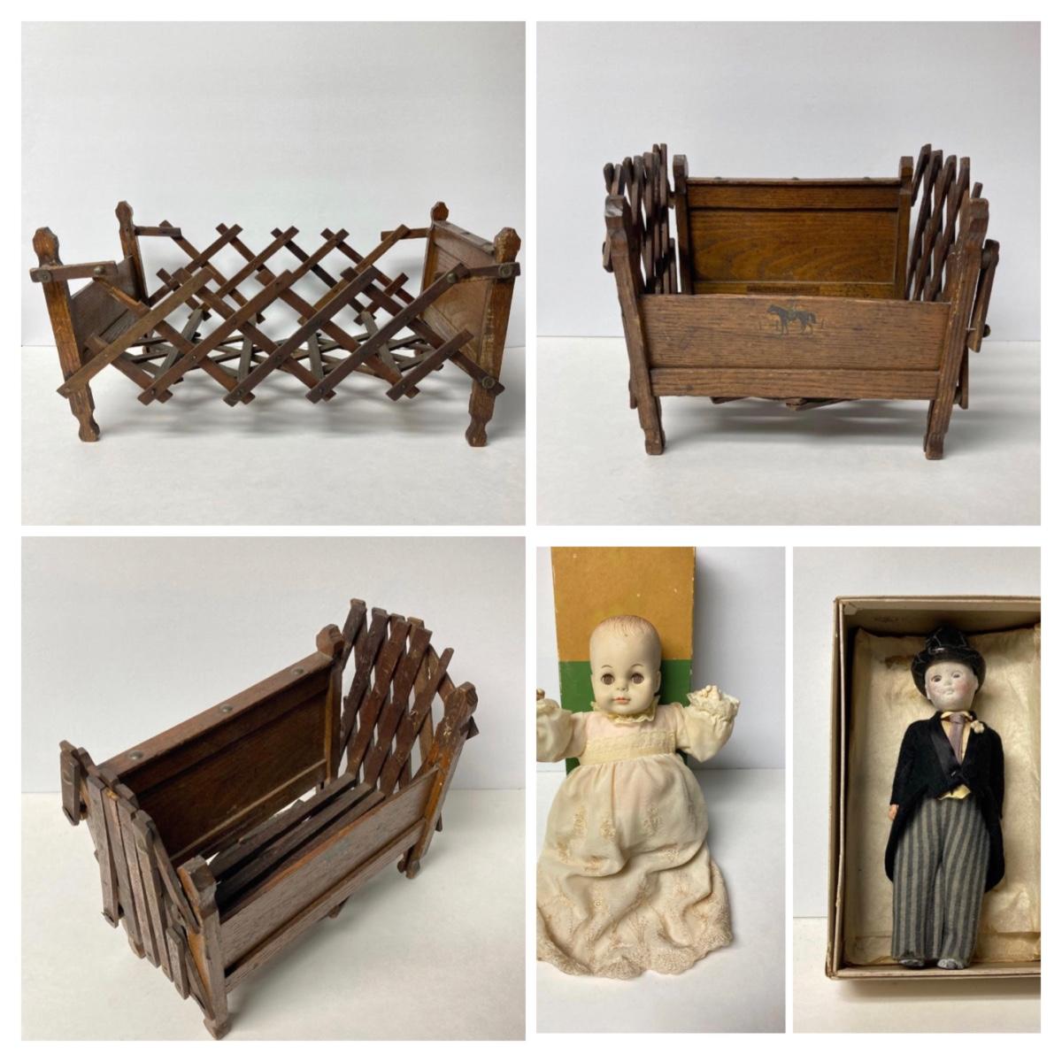 LOT 140 Antique / Vintage Doll Collection with 1873 C.A. Fenner