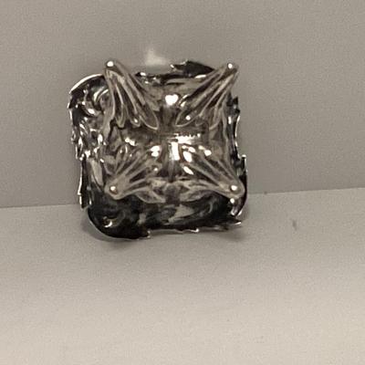 1879 TIFFANY & CO OPEN SALT CELLAR CHRYSANTHEMUM PATTERN