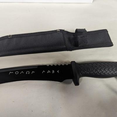 New Black Hunting Cutlery