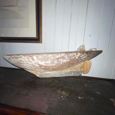 N189 Vintage Wooden Pond Yacht Hull
