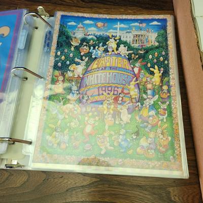White House Easter Eggs & Binder with Easter at the White House Programs