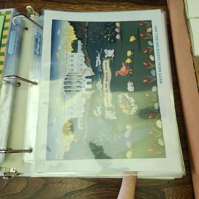 White House Easter Eggs & Binder with Easter at the White House Programs