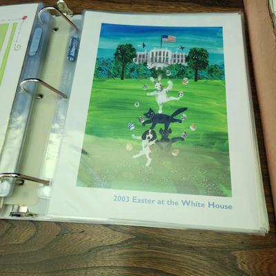 White House Easter Eggs & Binder with Easter at the White House Programs