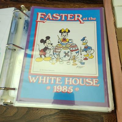 White House Easter Eggs & Binder with Easter at the White House Programs
