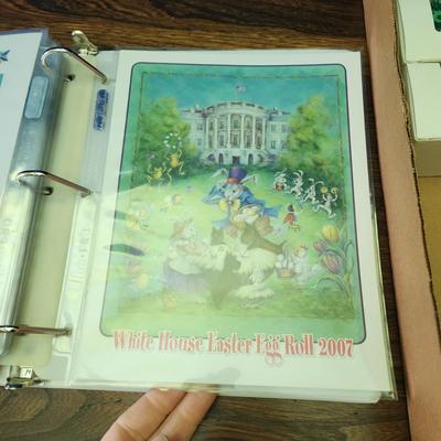 White House Easter Eggs & Binder with Easter at the White House Programs