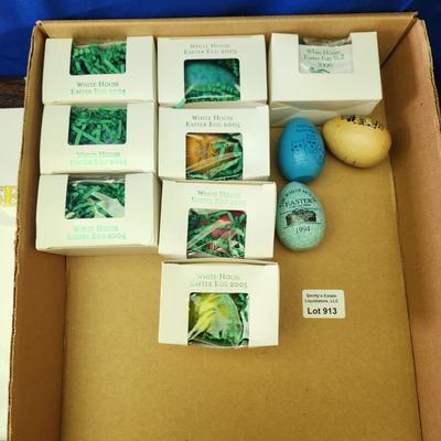 White House Easter Eggs & Binder with Easter at the White House Programs