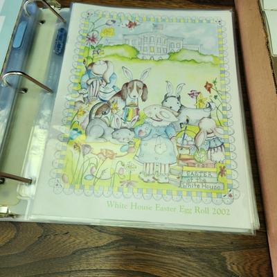 White House Easter Eggs & Binder with Easter at the White House Programs