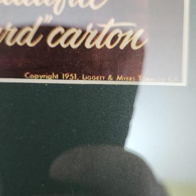 Ronald Reagan Christmas Chesterfield Cigarettes Ad Matted 1951