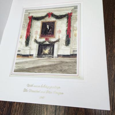 1986,1987,1988 Reagan White House Christmas Cards