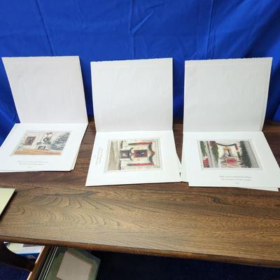1986,1987,1988 Reagan White House Christmas Cards