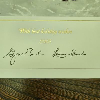 2005 White House Bush Christmas Card