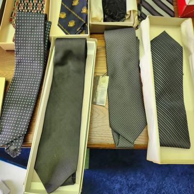 Large Collection of Men's Ties Mostly New