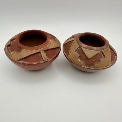 Vintage Terra Cotta Incense Pots