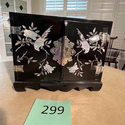 Black Laquor Oriental Jewelry box