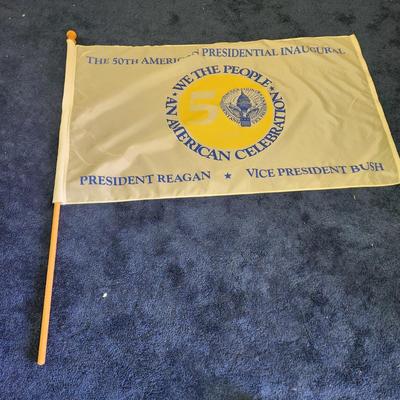 1985 50th Presidential Inaugural Flag