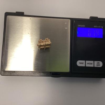 14K GOLD TREASURE CHEST CHARM