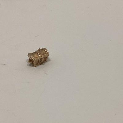 14K GOLD TREASURE CHEST CHARM
