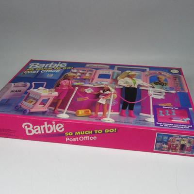 Retro Sealed Barbie So Much To Do Post Office Playset Mattel 1995 NIB 67161